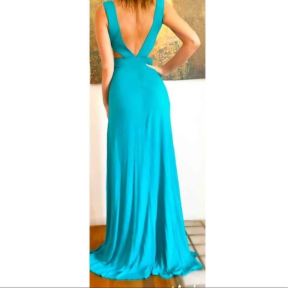 Long green dress - Picture 6 of 6